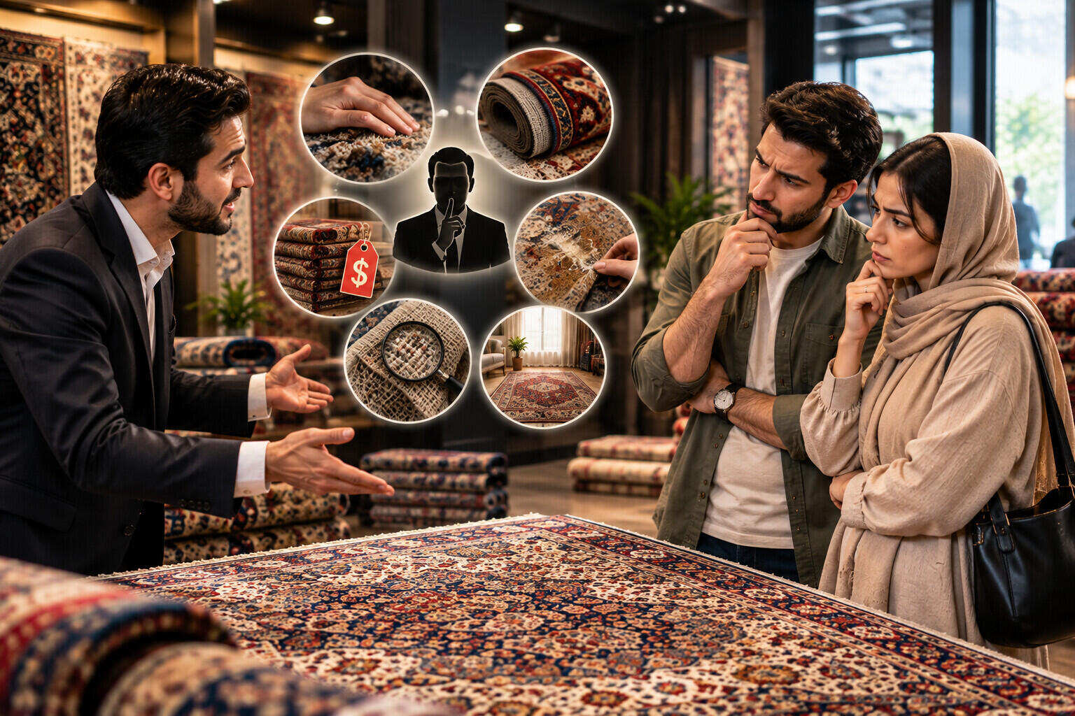 فروشنده‌های فرش هیچ‌وقت این ۶ حقیقت رو بهتون نمی‌گن